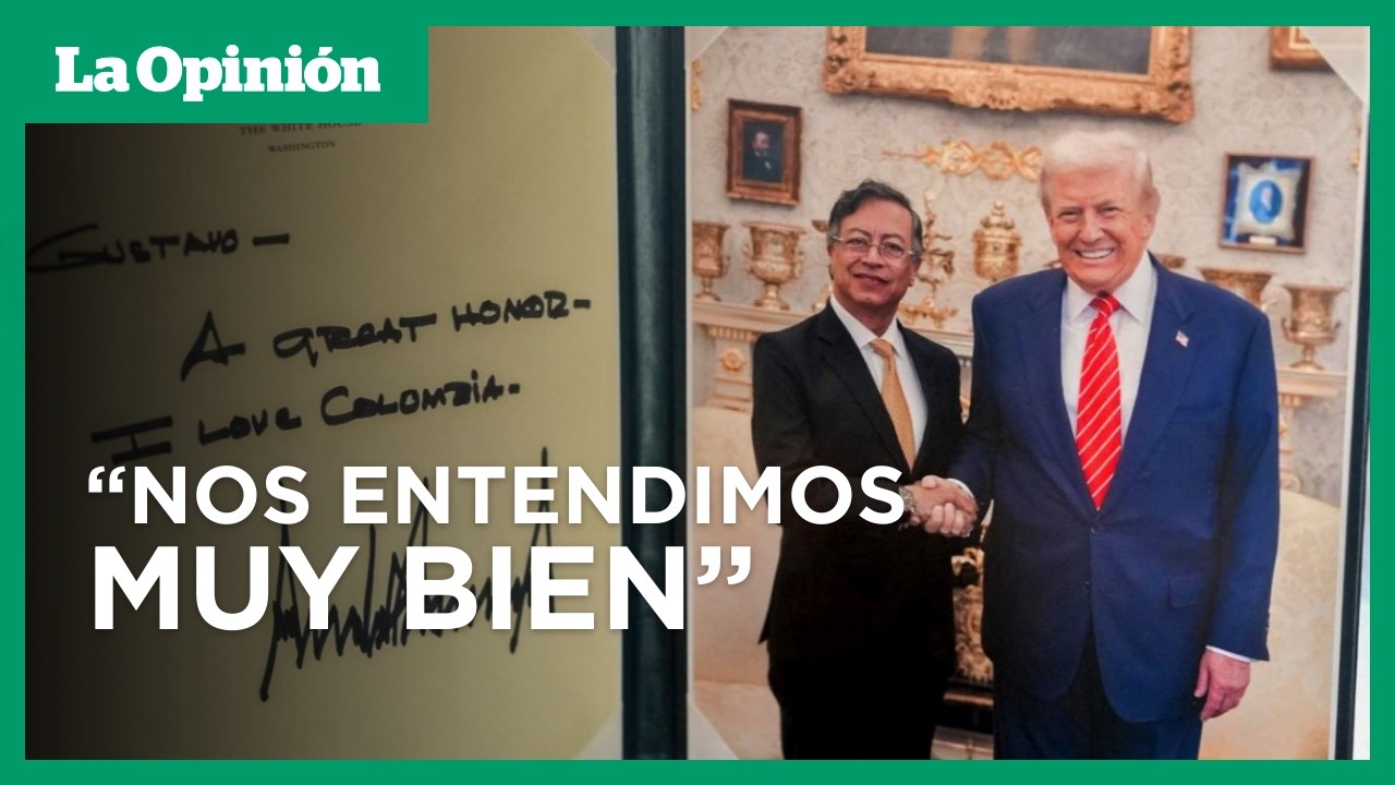 Petro y Trump cara a cara en la Casa Blanca: “Gustavo, un gran honor. Amo a Colombia / La Opinión