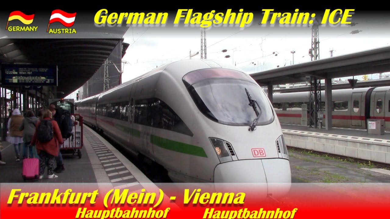 Train Trip from Germany to Austria: Inter City Express (ICE), German High-Speed Train