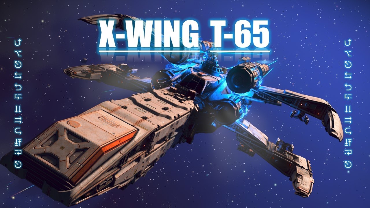 X-Wing T-65 A nave lendária de STAR WARS em NO MAN'S SKY demonstração  #nms #corvette #shipbuilding