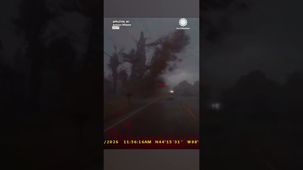Monster Tornado In Wisconsin Caught On Dashcam