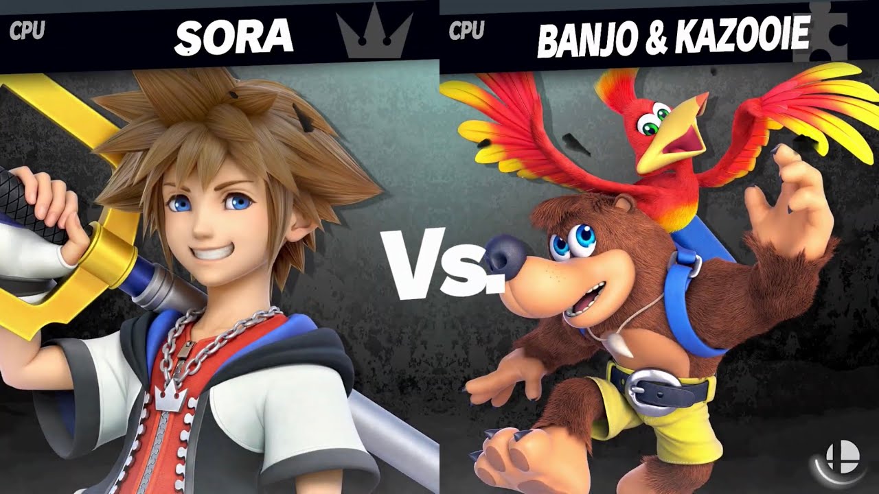 Super Smash Bros. Ultimate - Sora vs Banjo & Kazooie