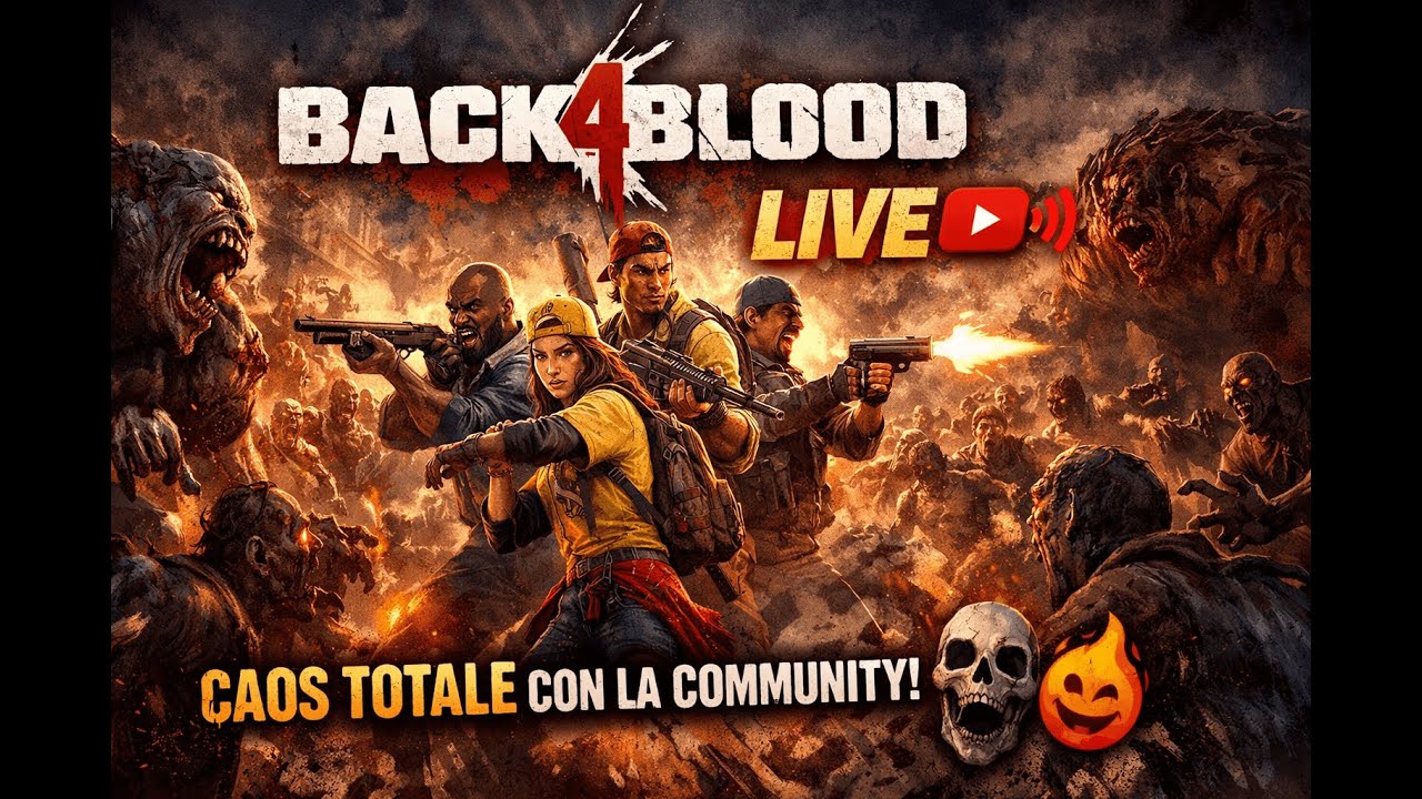 Back 4 Blood LIVE 🔥 Caos Totale con la Community | Coop & Follia
