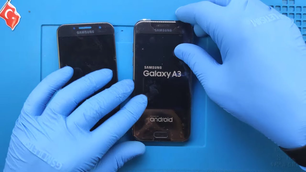 замена экрана Samsung Galaxy A3 2017