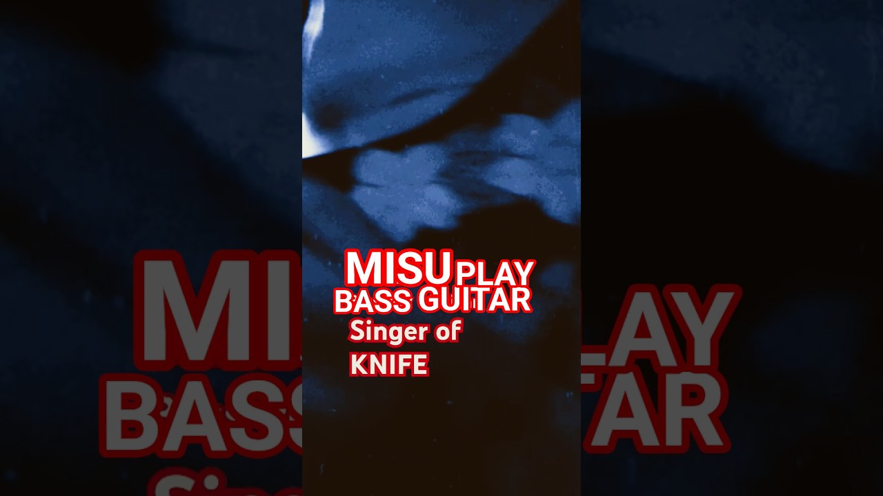 #misu 🛸Bass Play Guitar and Singer of KNIFE -