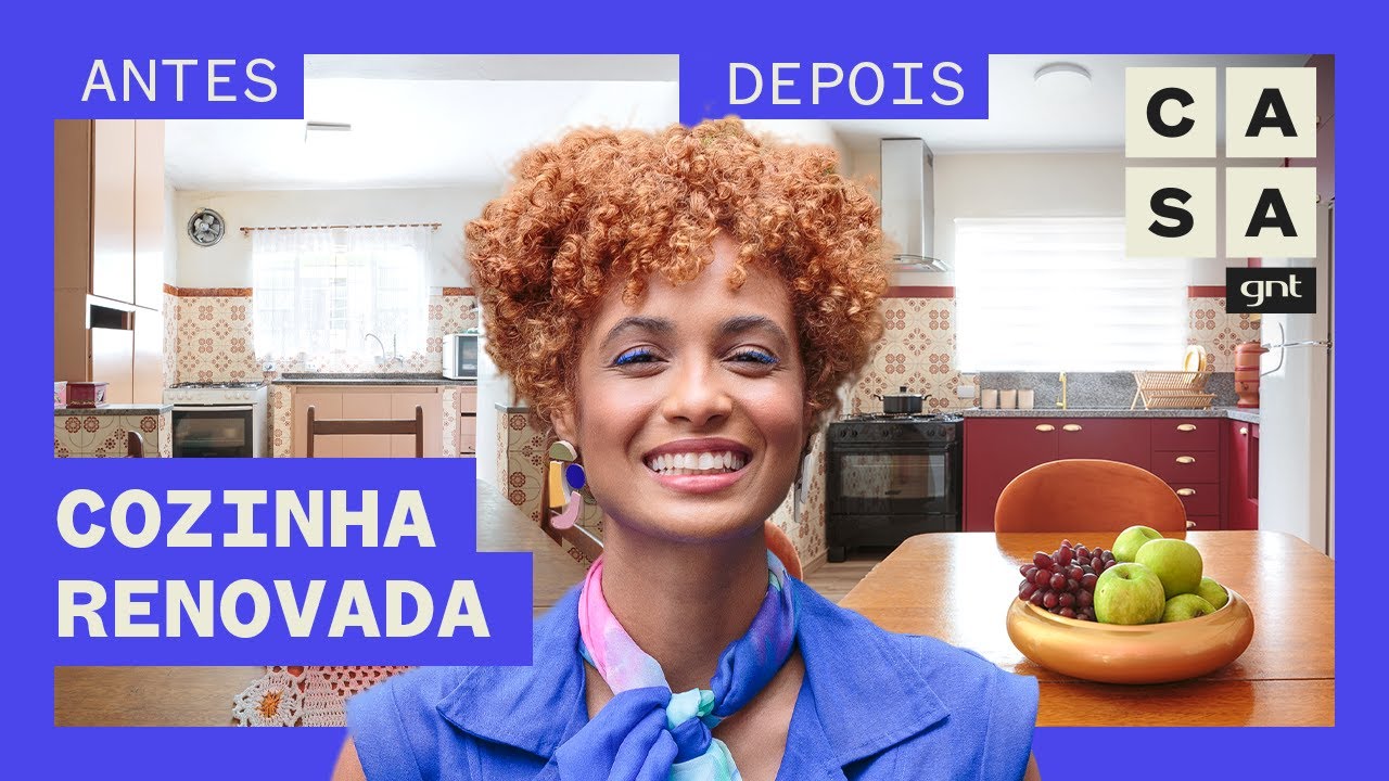 Reforma atualiza COZINHA ANTIGA pela primeira vez em 50 ANOS | Antes e Depois | Stephanie Ribeiro
