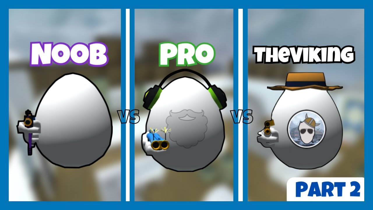 Noob vs Pro vs TheViking Part 2 | Shell Shockers by Blue Wizard Digital