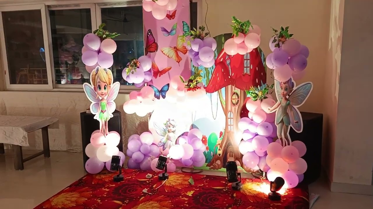 Fairy butterflies theam party 55000/-