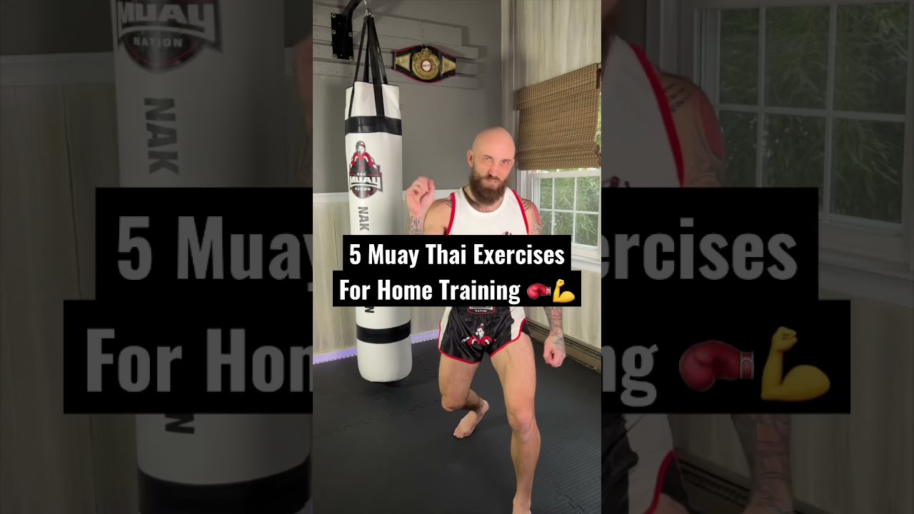 5 Muay Thai exercises to add to your home workout 💪 #shorts