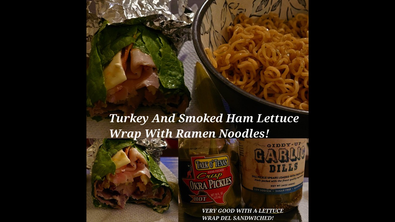 Turkey And Smoked Ham Lettuce Wrap! Tomatoes Pepper Jack Cheese #lettucewrap  @deirdreclemons5524