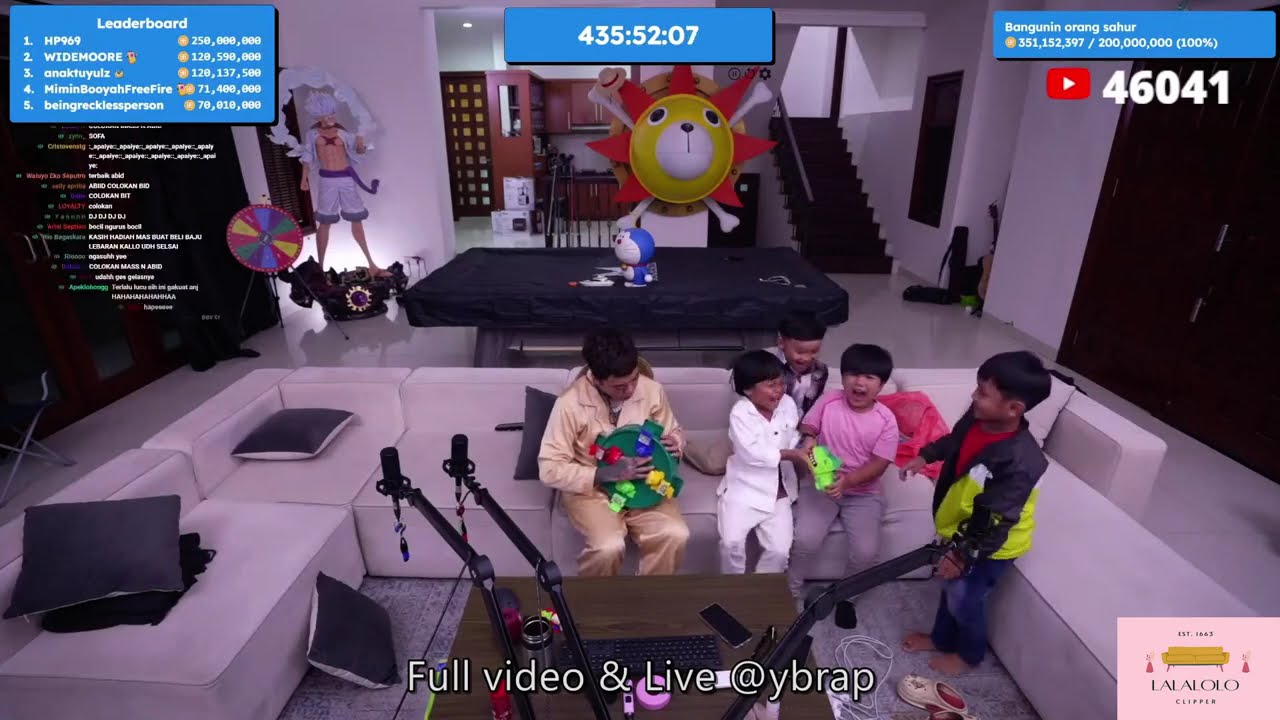 Full video Reza Arap YB day jagain 4 anak kecil seru banget #MARAPTHON2 #119 #YB