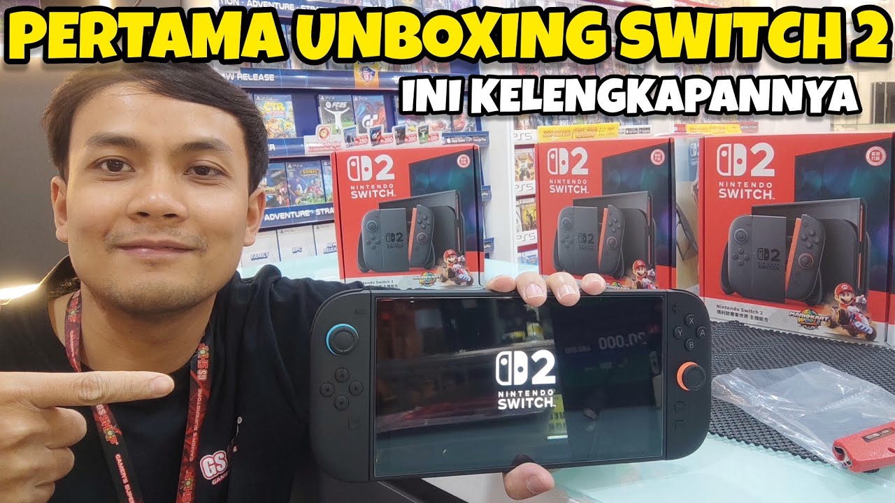 KU UNBOXING NINTENDO SWITCH 2 LANGSUNG DITOKO