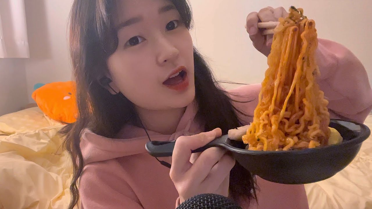 오랜만에 불닭볶음면 이팅하면서 근황 토킹ASMR  ❁´◡`❁