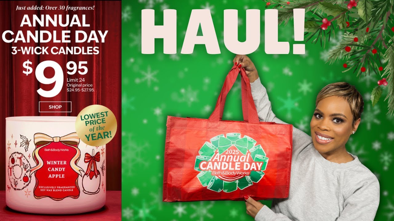 Обзор покупок и результатов акции Bath and Body Works Candle Day 2025.