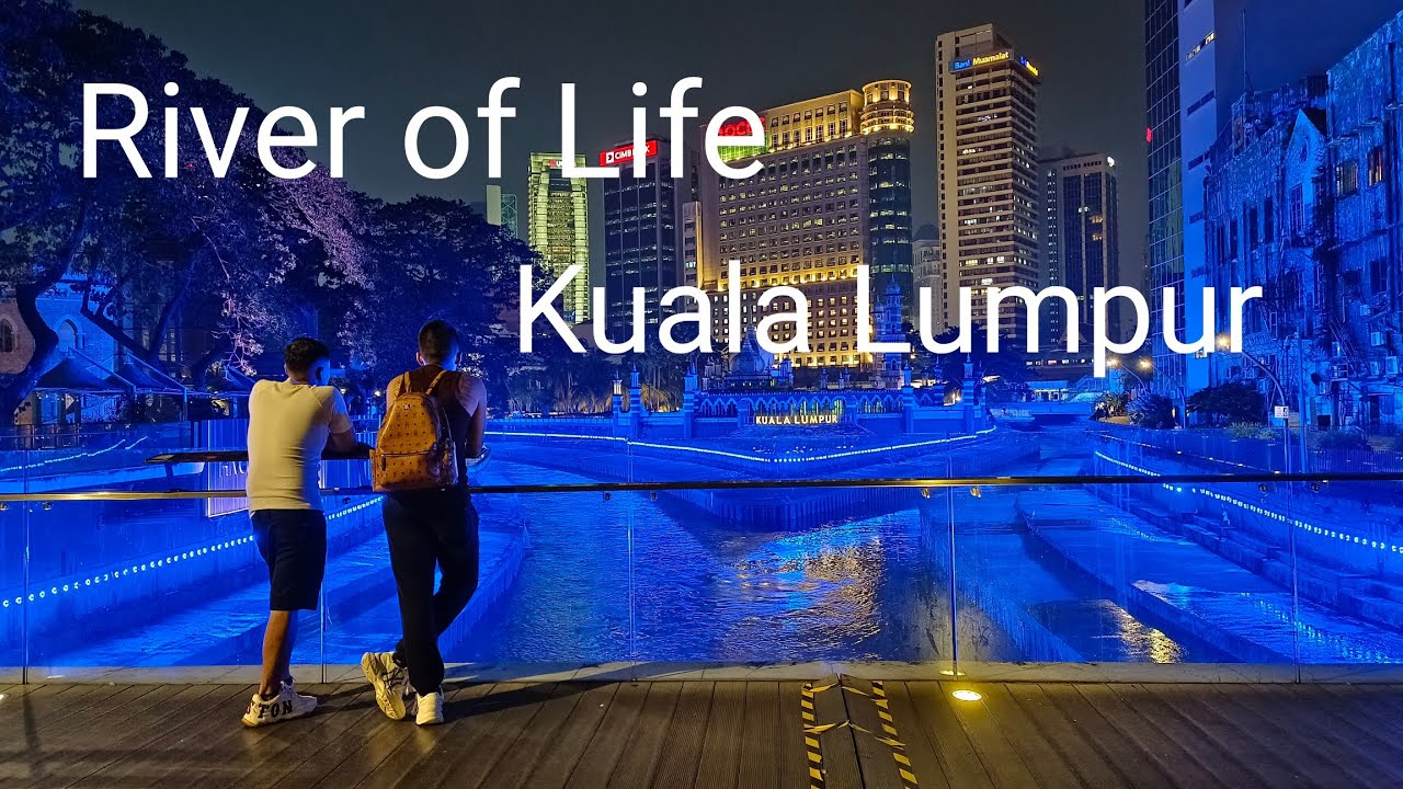 River of Life Kuala Lumpur Malaysia Mardeka Square Masjid Jamek Light and Sound Show #trending