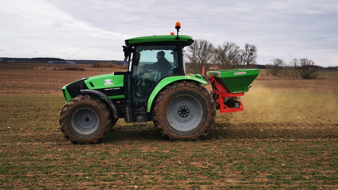 Siew wapna luty 2021 deutz fahr 5110g GS