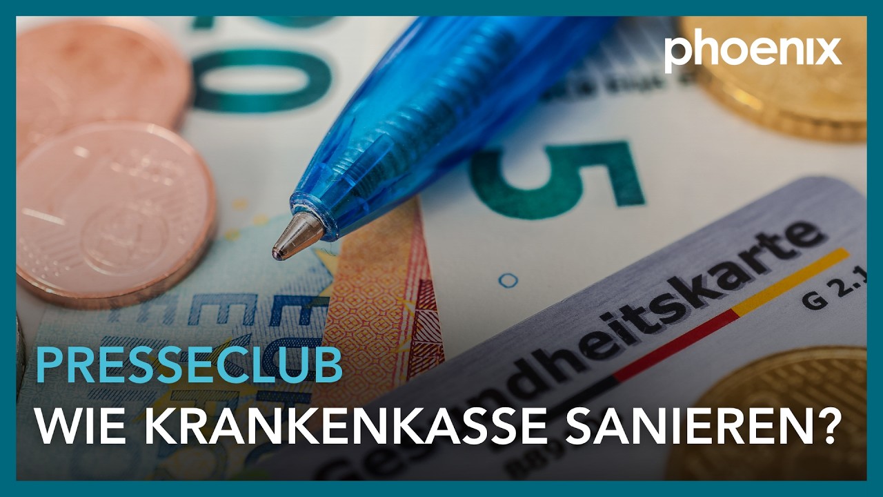 Presseclub: Handlungsdruck - Wie saniert die Regierung die Krankenkassen?