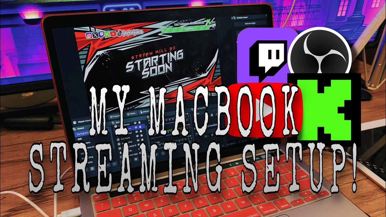 КАК Я ИСПОЛЬЗУЮ MACBOOK PRO ДЛЯ СТРИМИНГА НА KICK, TWITCH, YOUTUBE И Т.Д. | МОЯ НАСТРОЙКА ДЛЯ СТР...