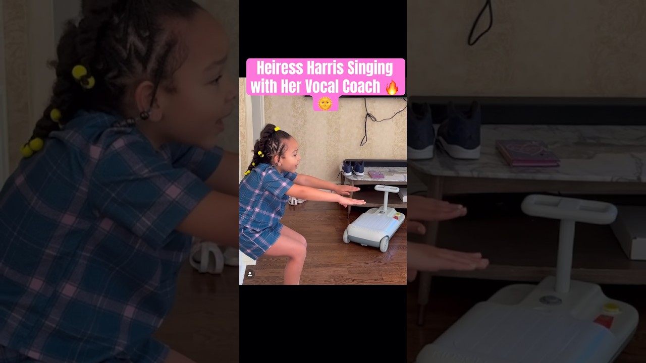 Наследница Харрис поет со своим преподавателем по вокалу #tipharris #tiandtiny #zonnique