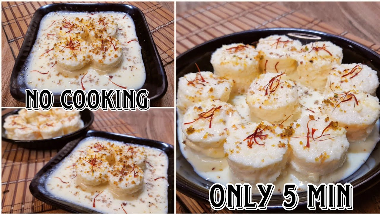 Won 1st Prize in 5 Minutes Fireless Cooking Recipe,Soft Tasty Fluffy Kesar Rasmalai,Instant Rasmalai