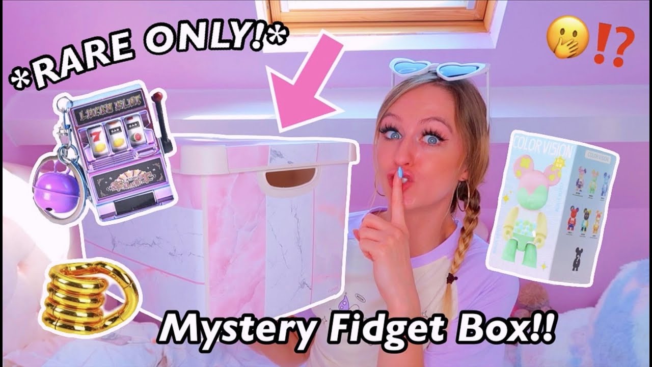 OPENING A *GIANT* MYSTERY BOX FILLED WITH &pound;100 RARE FIDGETS!!😱🎁 ⁉️ (OUR BEST ASMR HAUL YET!!🫢)