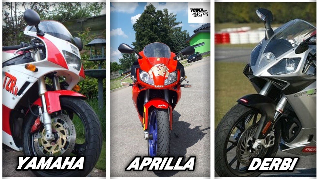 Yamaha TZR 125 2t vs Aprilla rs 125 2t vs Derbi gpr 125 2t | sounds acceleration top speed #2stroke