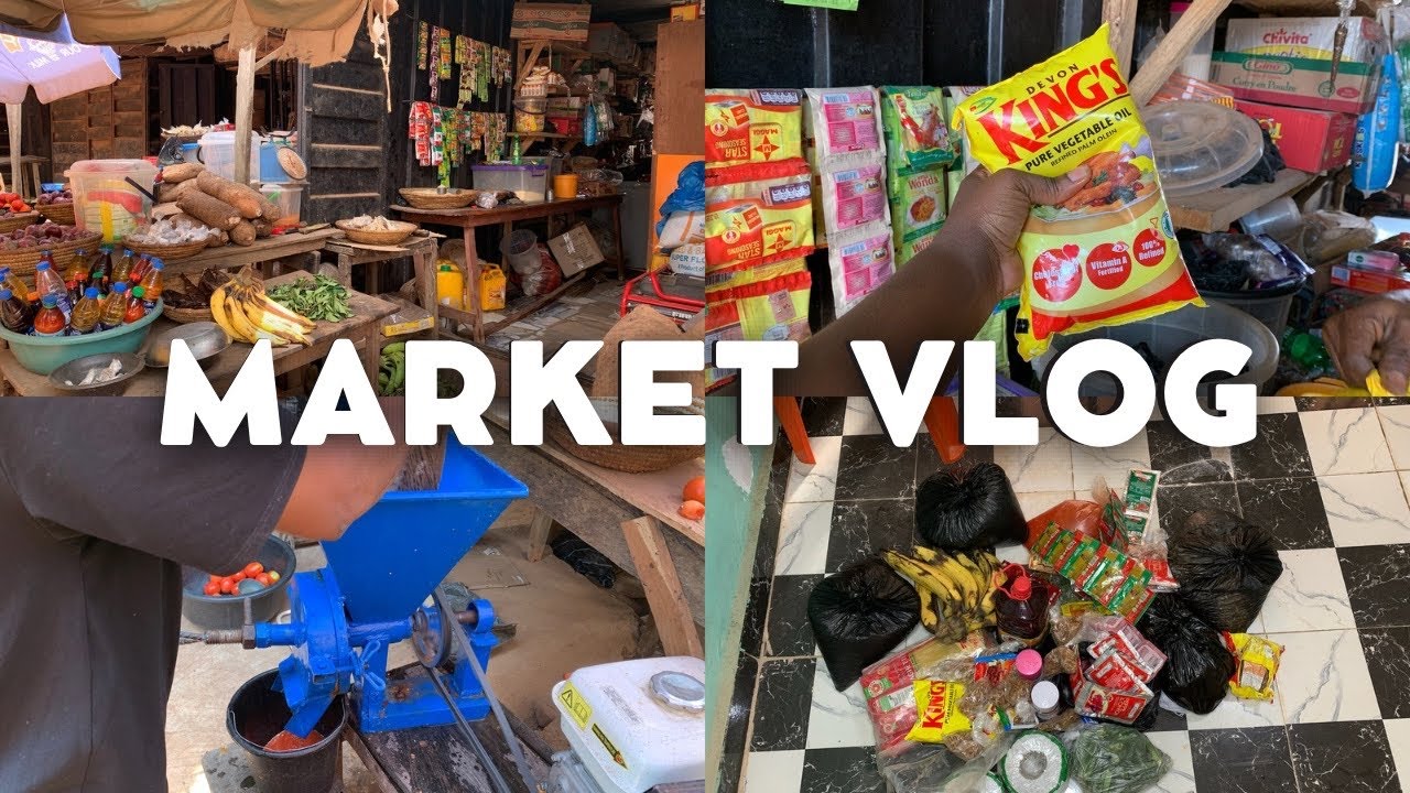 MARKET VLOG: What 53,000 Naira/$55 Got Me As A Student in Nigerian Market |Cost Of Food in Naija🇳🇬