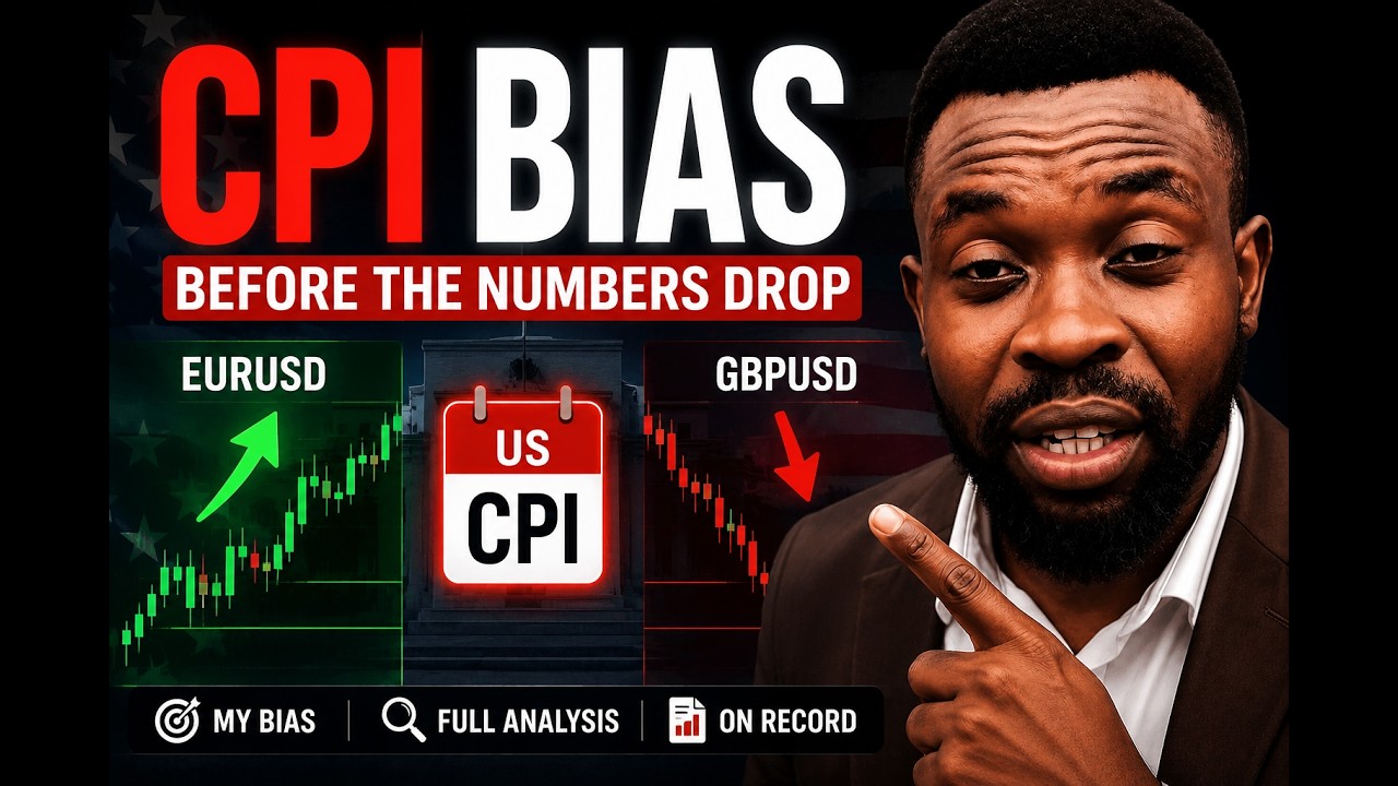 US CPI Could Move Forex Markets Today &mdash; (GBPUSD & EURUSD My Bias)