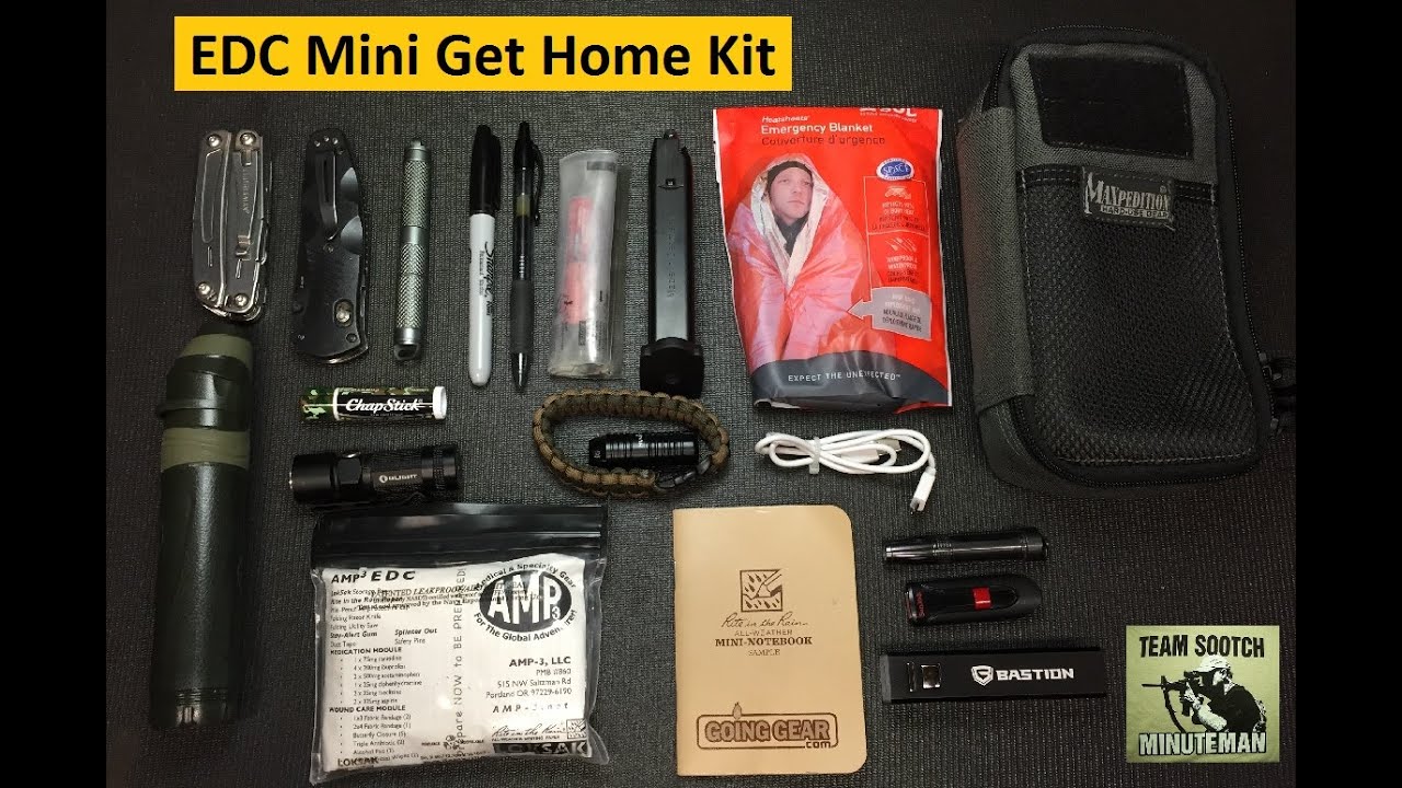 EDC Mini Get Home Kit :  The Essentials