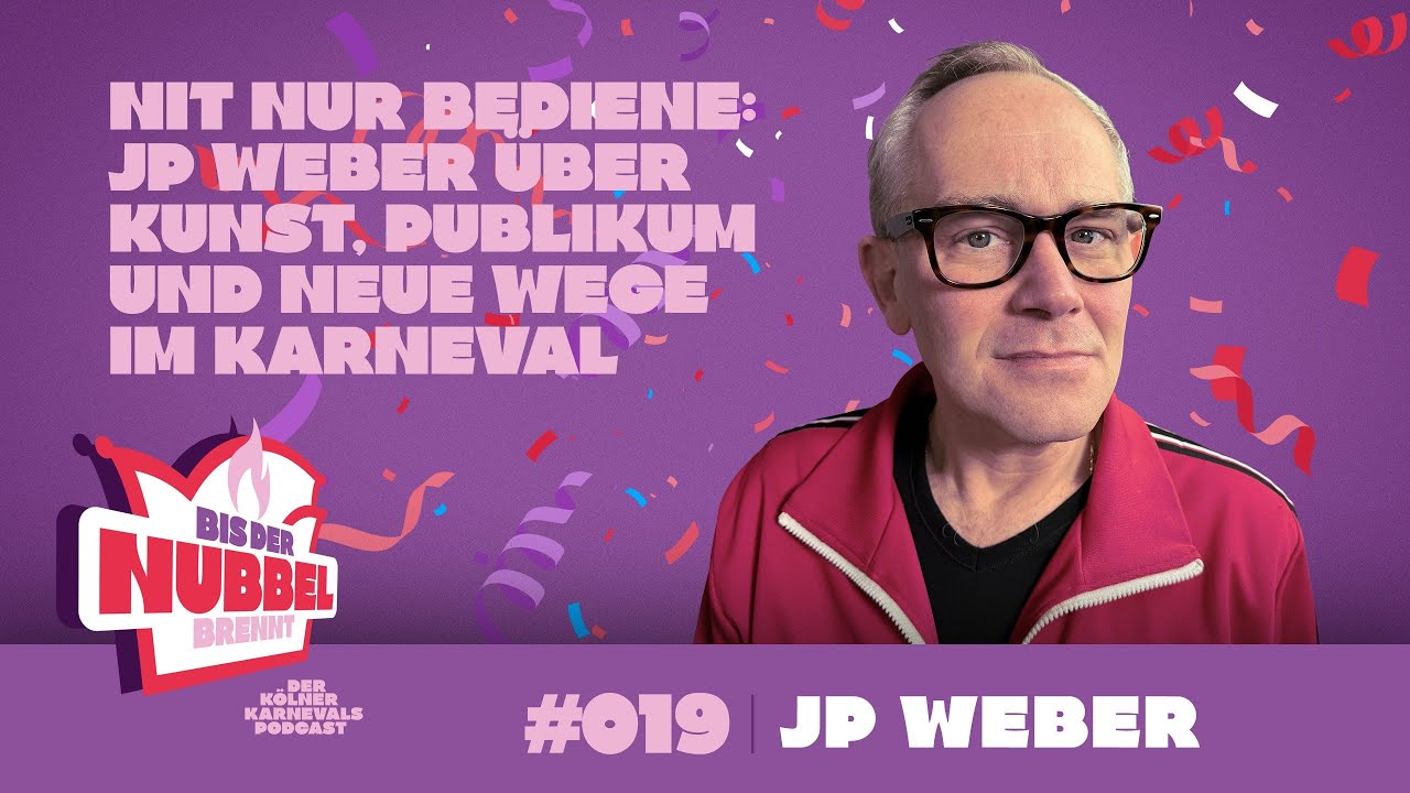 Nit nur bediene: JP Weber über Kunst, Publikum und neue Wege im Karneval
