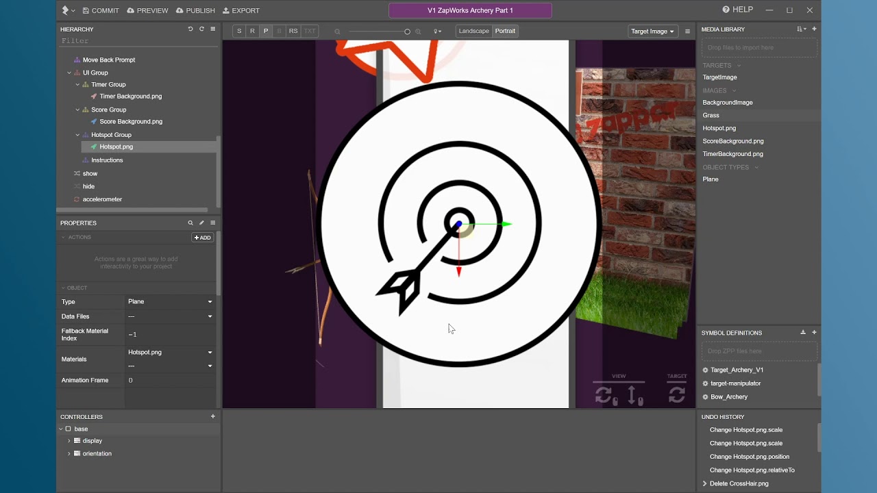 ZapWorks Tutorials - How to make an AR game - Part 1: setting up the scene