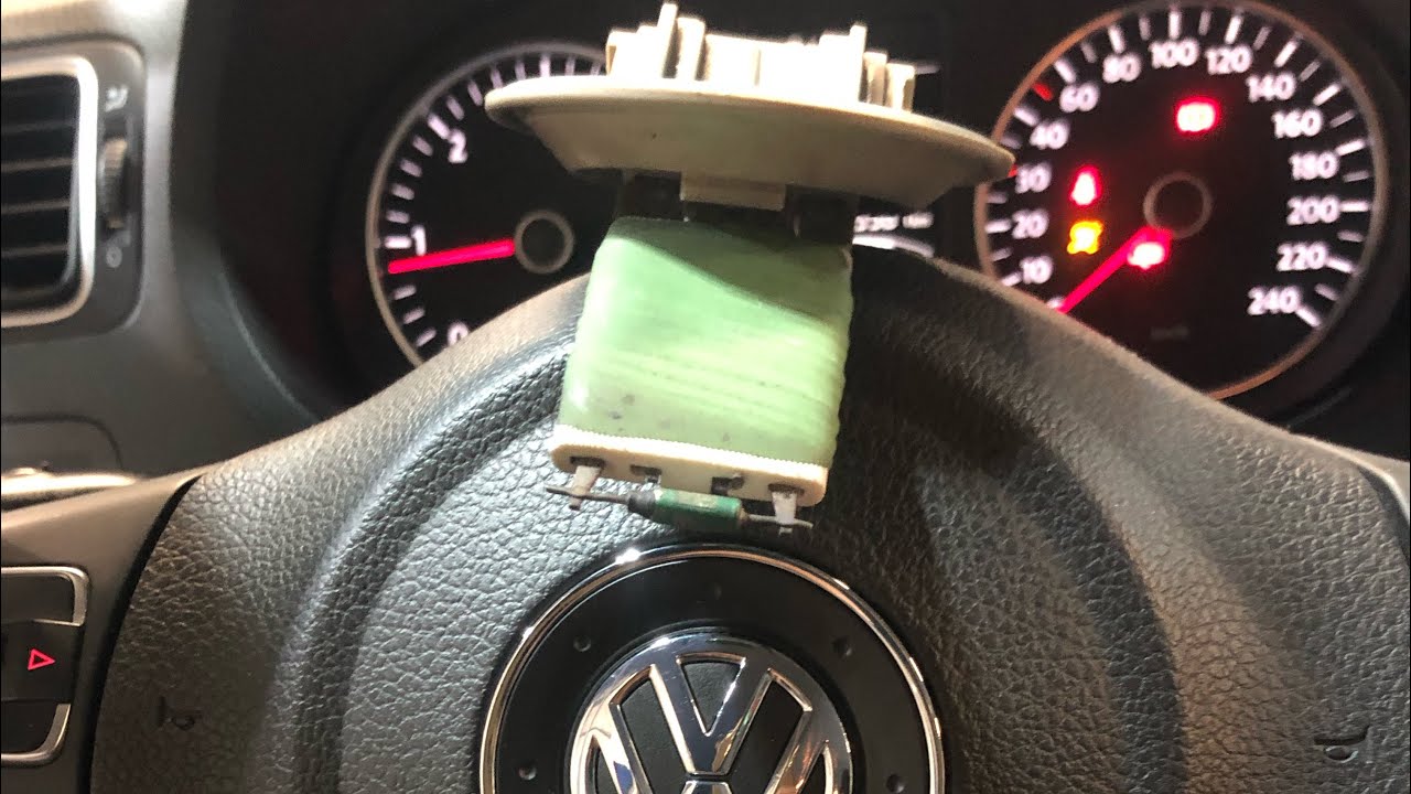 Probleme de résistance de chauffage  d’une POLO VOLKSWAGEN