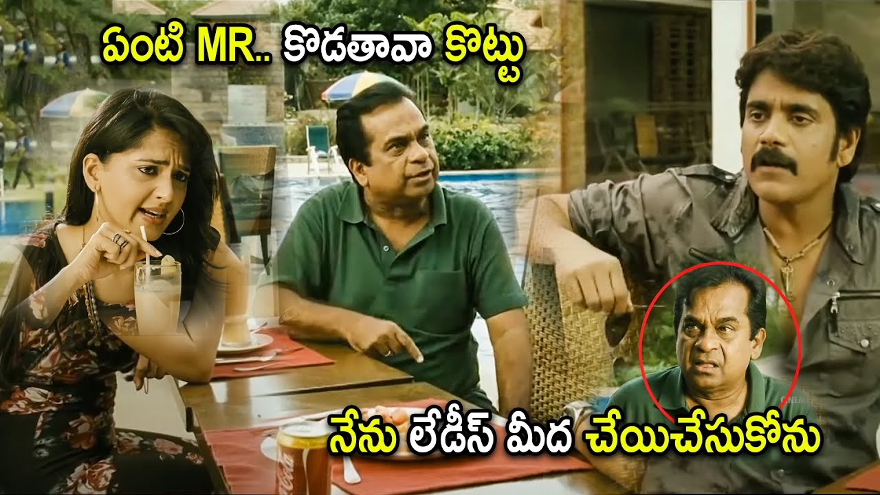 Ansuhka Shetty & Brahmanandam Super Hit Comedy Scene | Telugu Movies | Cinema Chupistha