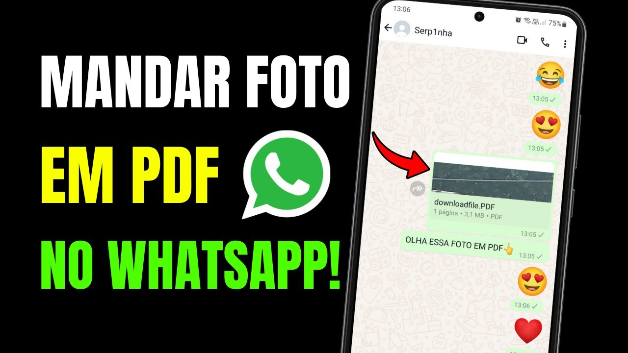 COMO MANDAR FOTO EM PDF PELO WHATSAPP