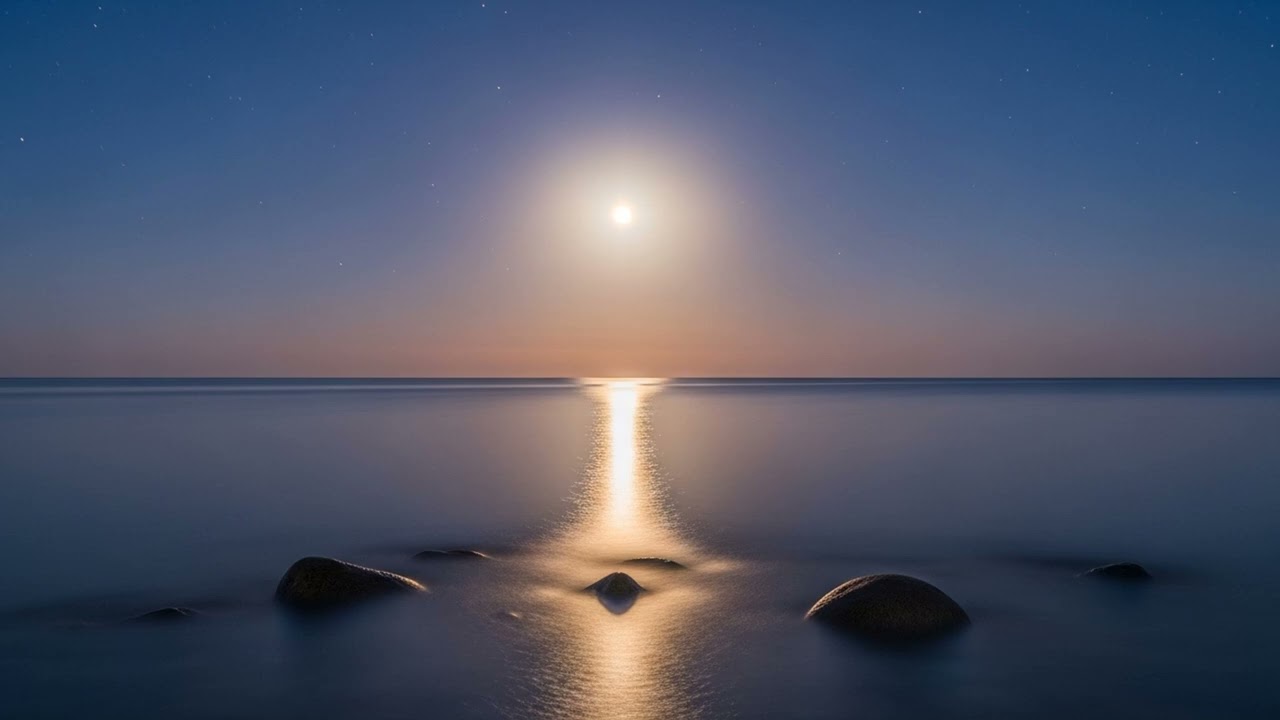 Quiet Night Ocean for Rest & Focus