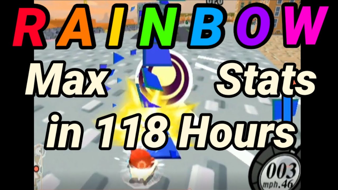 118 Hour Speedrun Challenge in Kirby Air Ride City Trial (Rainbow Max Stats)