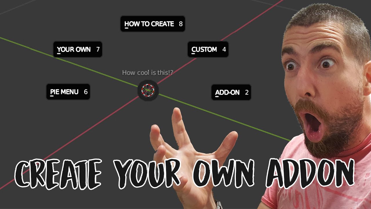 Make Your own Custom Pie Menu Addon in Blender with NO Coding Skills