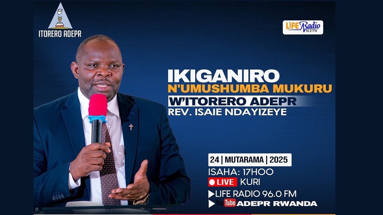 🛑LIVE MENYA IBYO WIBAZAGA MU KIGANIRO N'UMUSHUMBA MUKURU W'ITORERO ADEPR