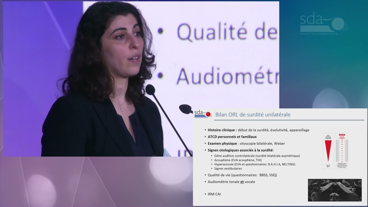 Prise en charge de la surdité unilatérale - Congrès des audioprothésistes 2022