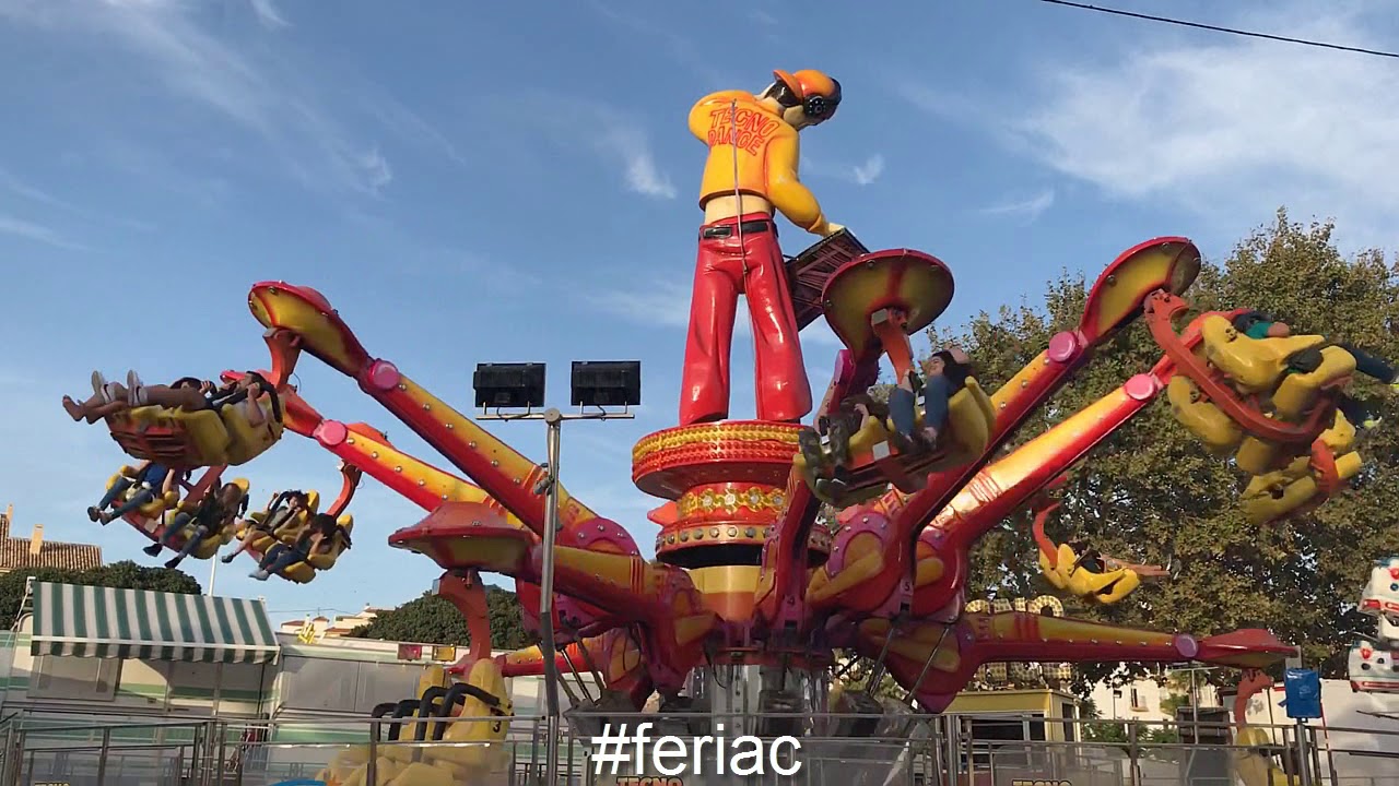 Atracción Tecno Dance OFFRIDE Feria Fuengirola 2018