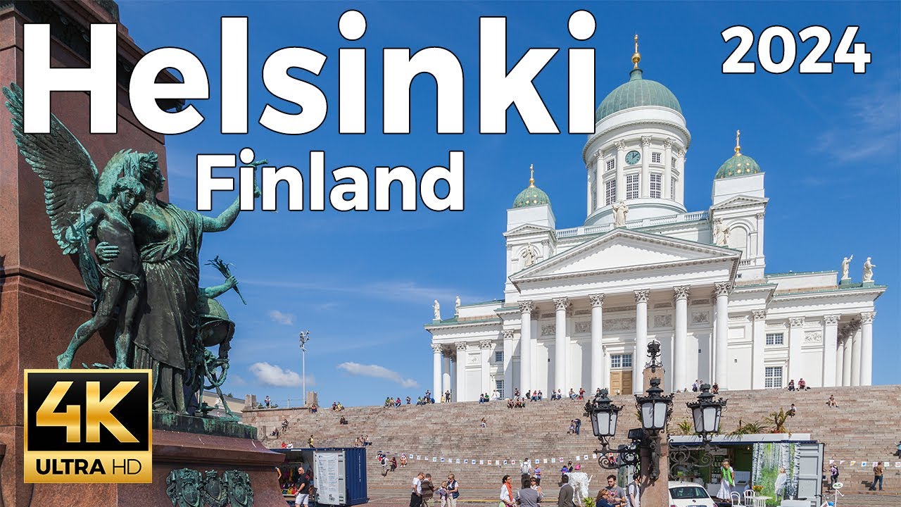 Helsinki, Finland Walking Tour 4k – With Captions