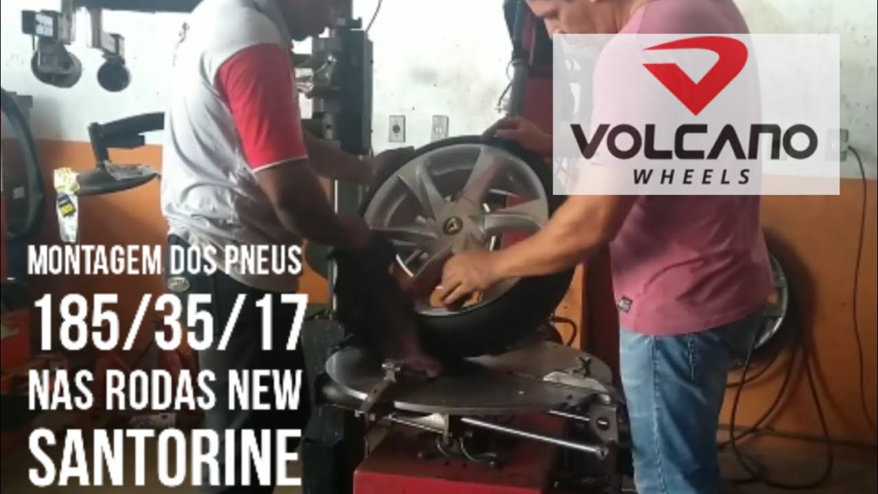 Volcano wheels Roda New Santorine Montando pneu 185/35/17, Roda para Carro rebaixado / passat/ autop
