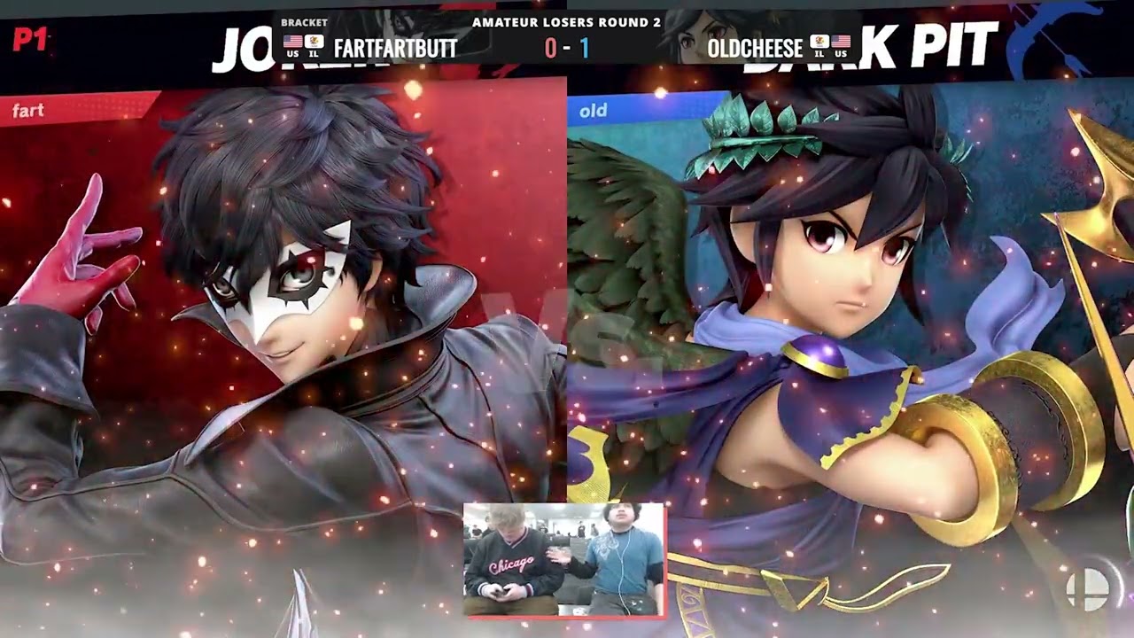 Illinois State Smash Weekly #295 | Amateurs Losers Round 2: Oldcheese (Dark Pit) vs. FFB (Joker)