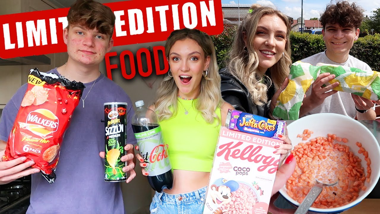 ONLY EATING LIMITED EDITION FOODS FOR THE DAY!🍟
