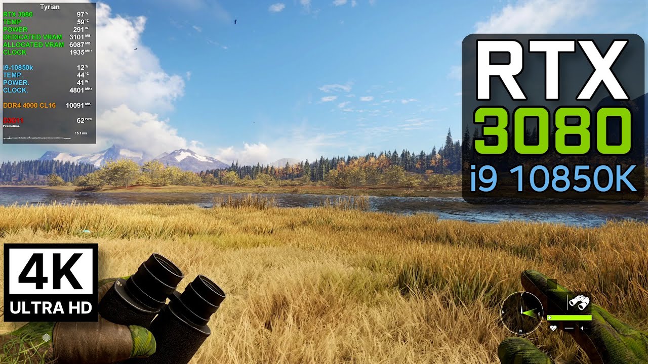 theHunter: Call of the Wild - 4K Ultra Settings | RTX 3080 + i9 10850K