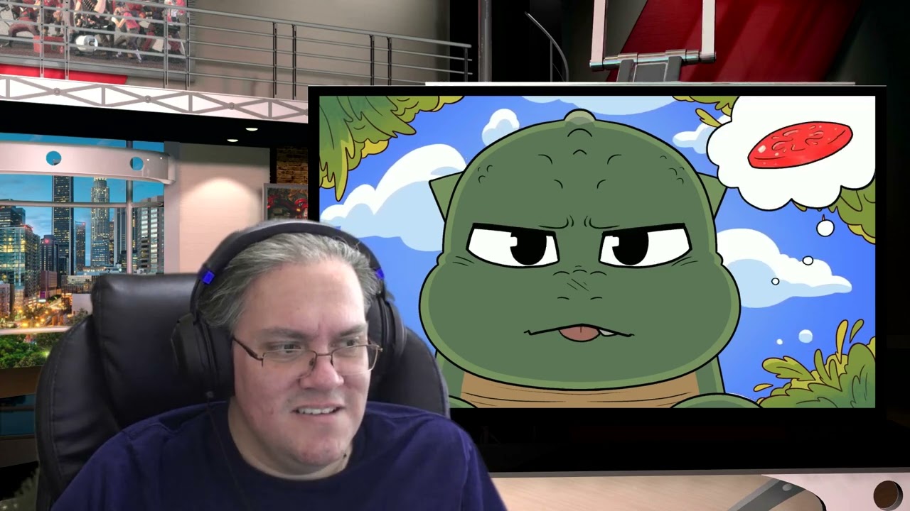 Well, He Tried, Godzilla Jr. Makes A Burger Reaction