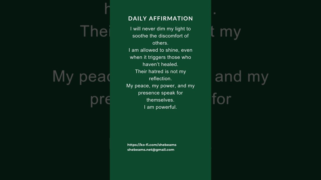 Never Dim Your Light | Stand in Your Power