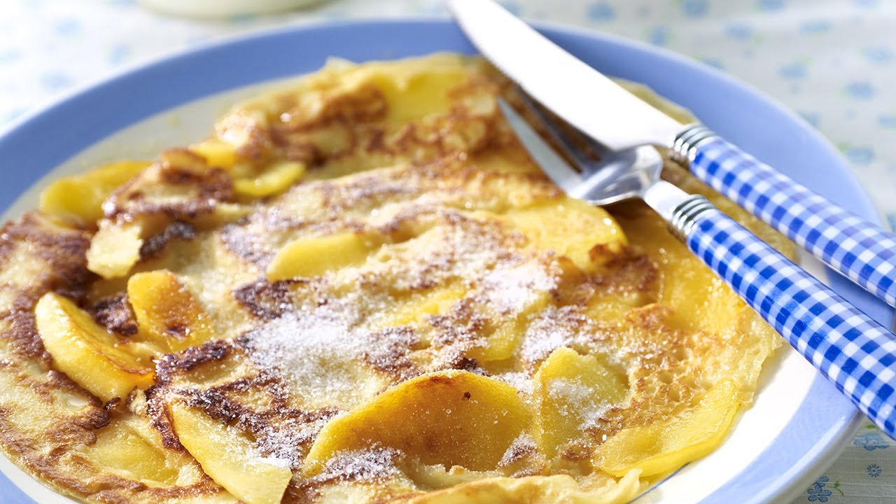 Mini-pannenkoekjes met appel