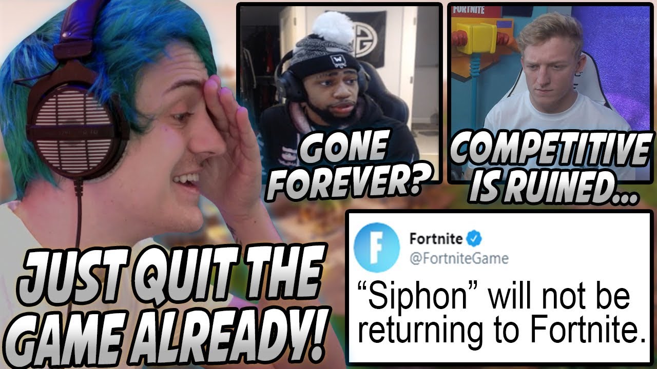 Ninja GOES OFF On Streamers Who Are ANGRY That Epic CONFIRMED 