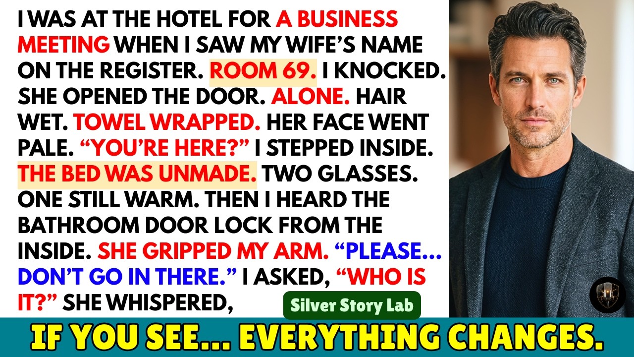 I Found My Wife’s Name on a Hotel Register—The Bathroom Door Hid the Truth