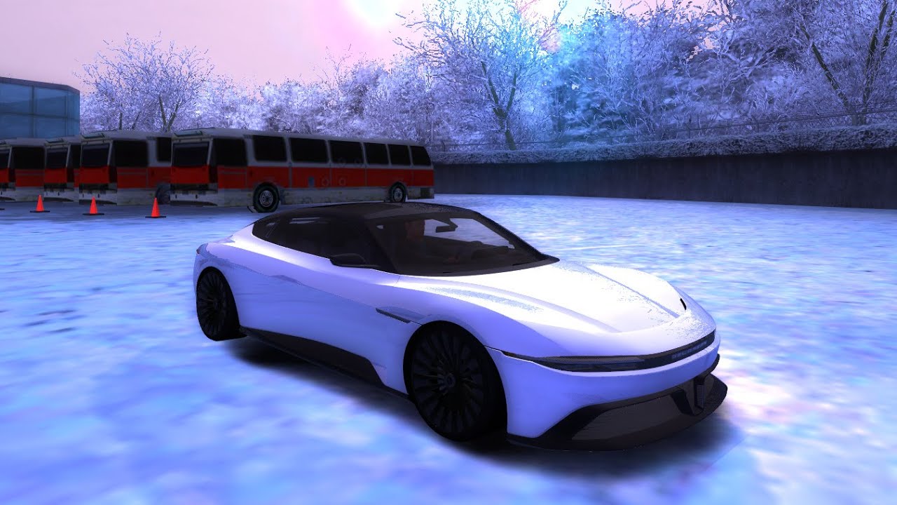 NFS MW | 2022 DeLorean Alpha 5 | Winter graphics | #nfsmods [1080p60ᶠᵖˢ]